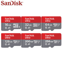 100% Original Sandisk Ultra Memory Card 16GB 32GB 64GB 128GB 200GB 256GB Speed 100MB/s Micro SD Card TF Card For Phone C10