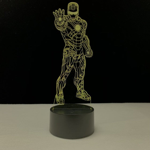 Man LED 3D Lamp Illusion Touch Night Light