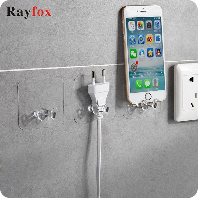 Kitchen Gadgets 6PCs Wall Hooks Strong Suction Cup Sucker