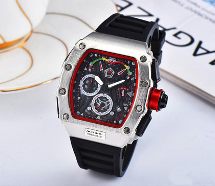 2019 Hot Brand Luxury siliconce  dz Auto Date Week Display  Luminous Diver Watches  Stainless Steel Wrist Watch Male Clock