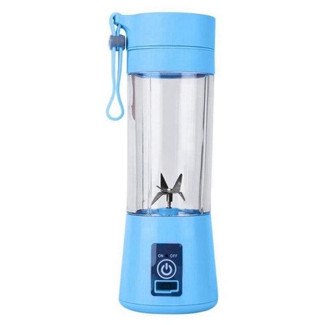 Rechargeable Blender Mixer 6 Blades Juicer Bottle