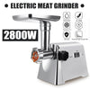 2800W 220V Powerful Stainless Steel Electric Meat Grinders Home Sausage Stuffer Meat Mincer Heavy Duty Household Meat Mincer