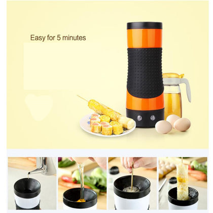 EU Plug 220V Electric Household DIYElectric Automatic Rising Egg Roll Maker Cooking Tool Egg Cup Omelette Master Sausage Machine
