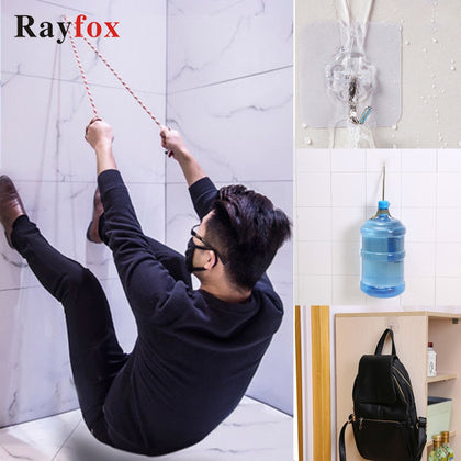 Kitchen Gadgets 6PCs Wall Hooks Strong Suction Cup Sucker