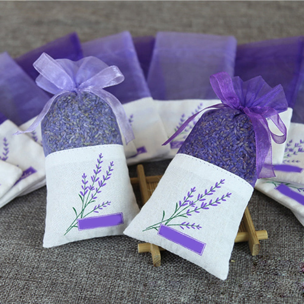 Eworld 1 Pack Of Natural Lavender Bud Dry Flower Fragrance Bag Fragrance Scented Fresh Wardrobe, Shoe Cabinet, Car Air Refresh